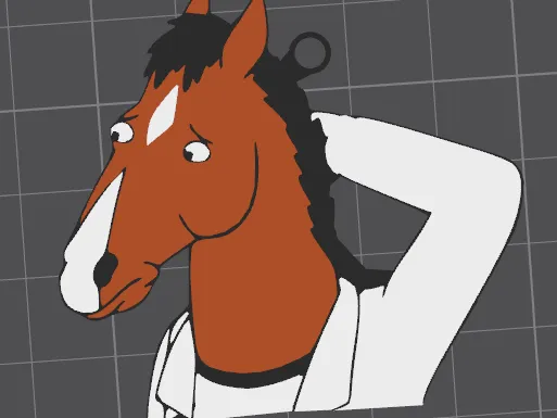 horse bojack fan art