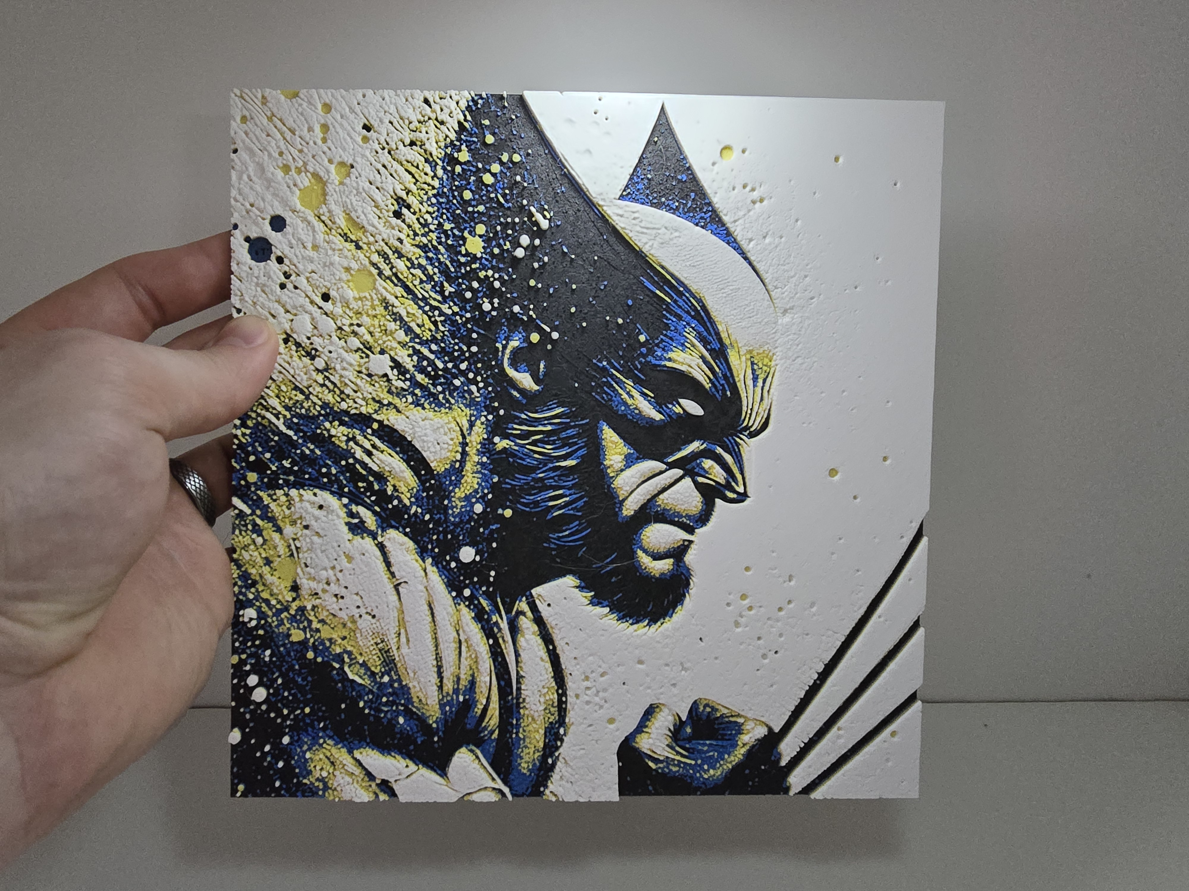 Miniatura 3 do modelo 3D Wolverine Hueforge