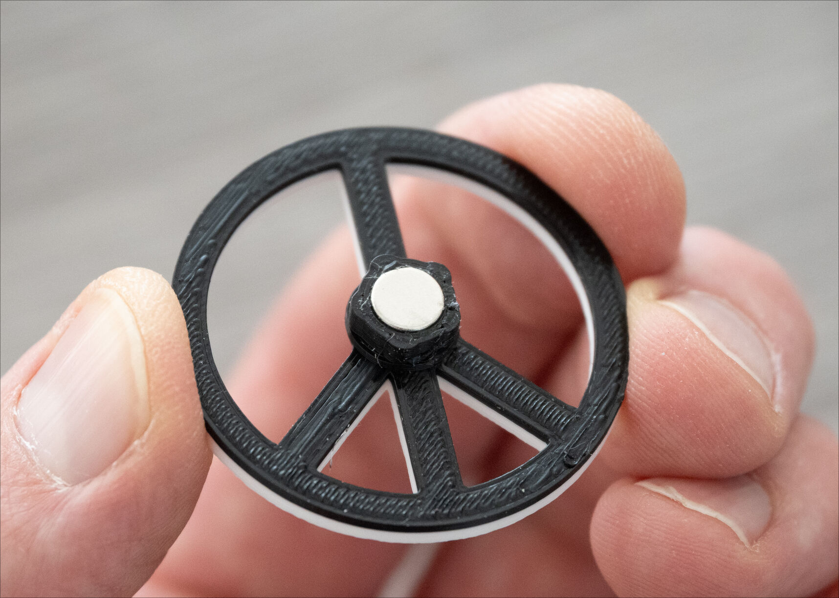 Extruder spinner peace