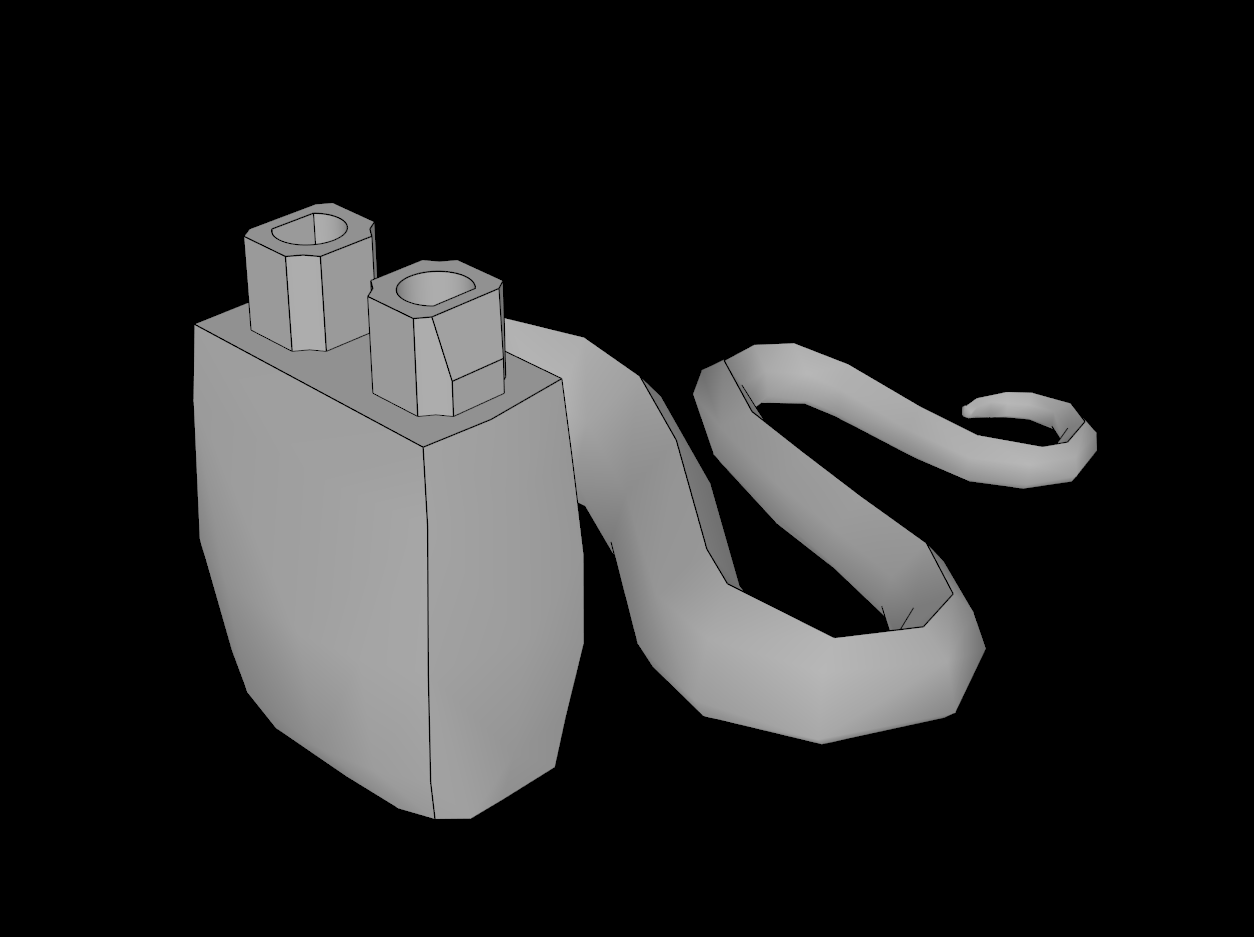 Lego Compatible (98140.dat) Minifig Hips Snake Tail