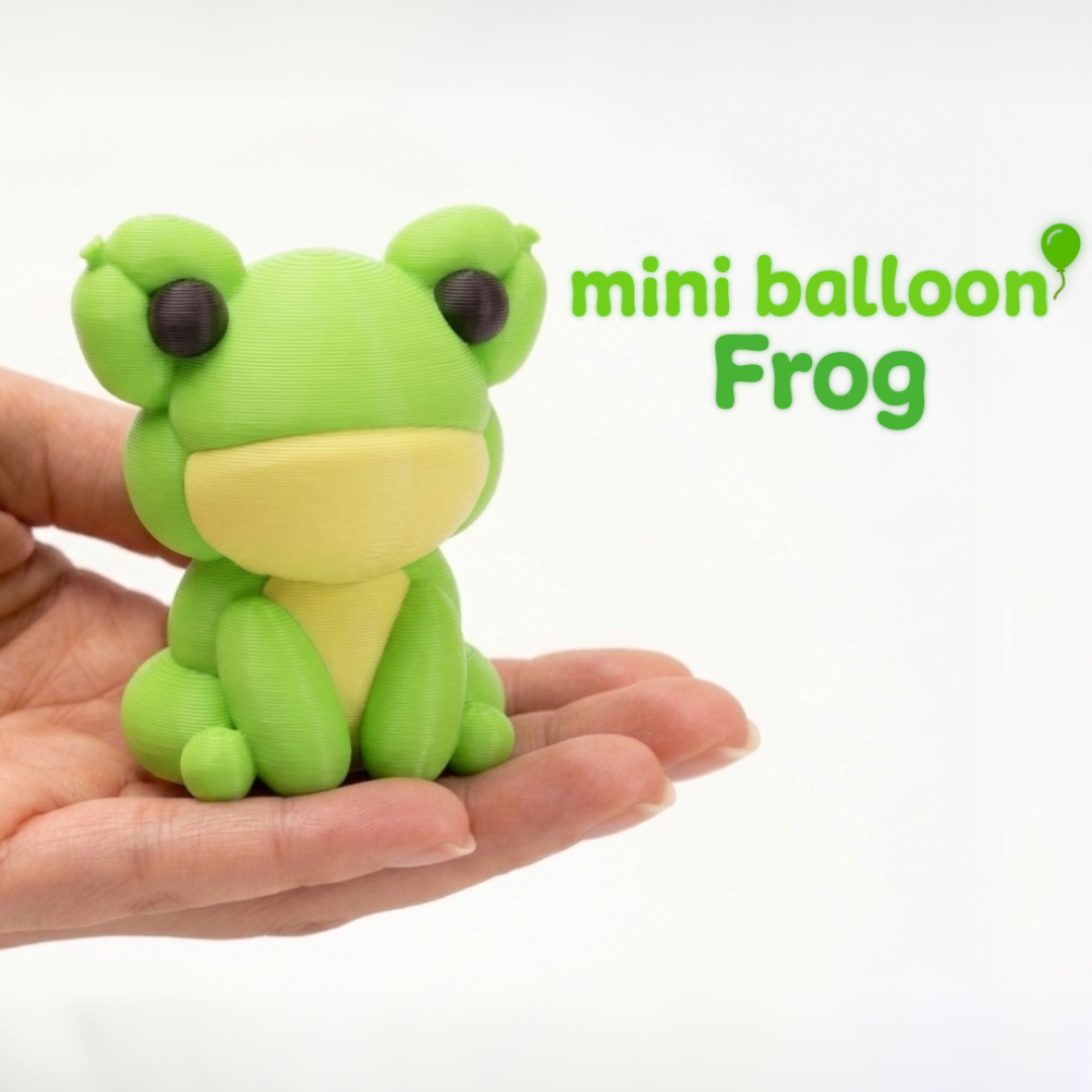 Cute Mini Balloon Frog (+Keychain)