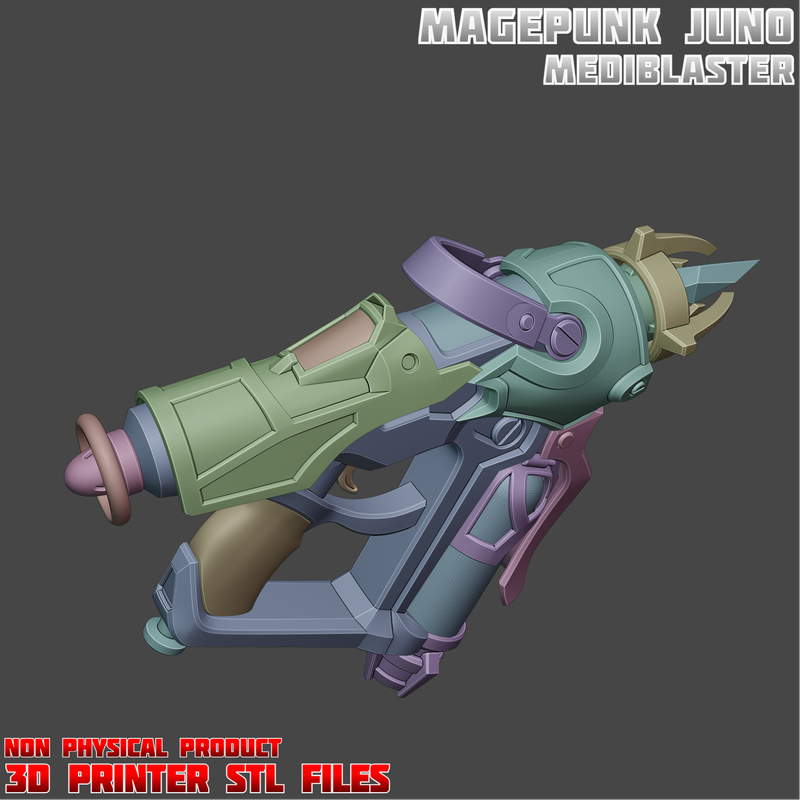 Magepunk Juno MediBlaster Pistol Overwatch by Krotek-inc | Download STL ...