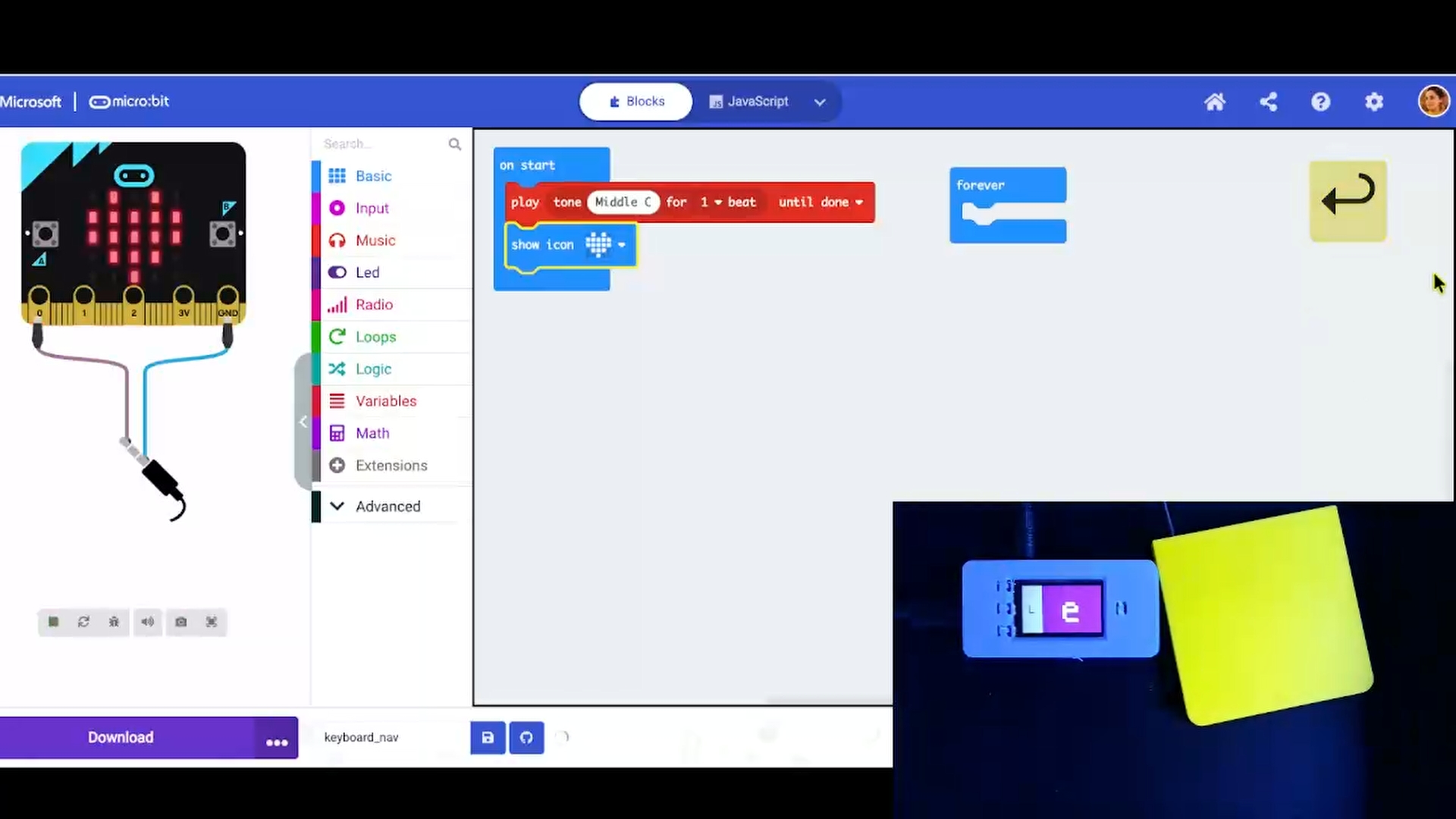 Blockly Switch Interface