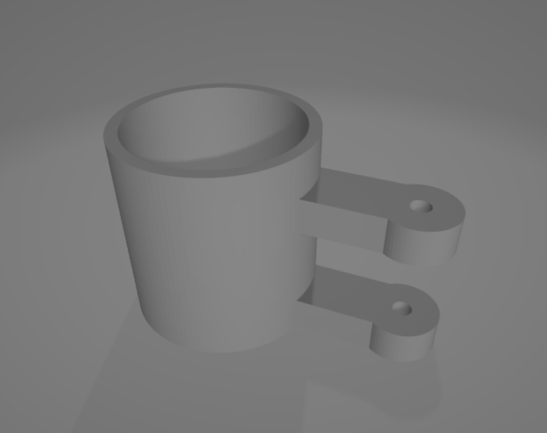 Cymbal stand cupholder