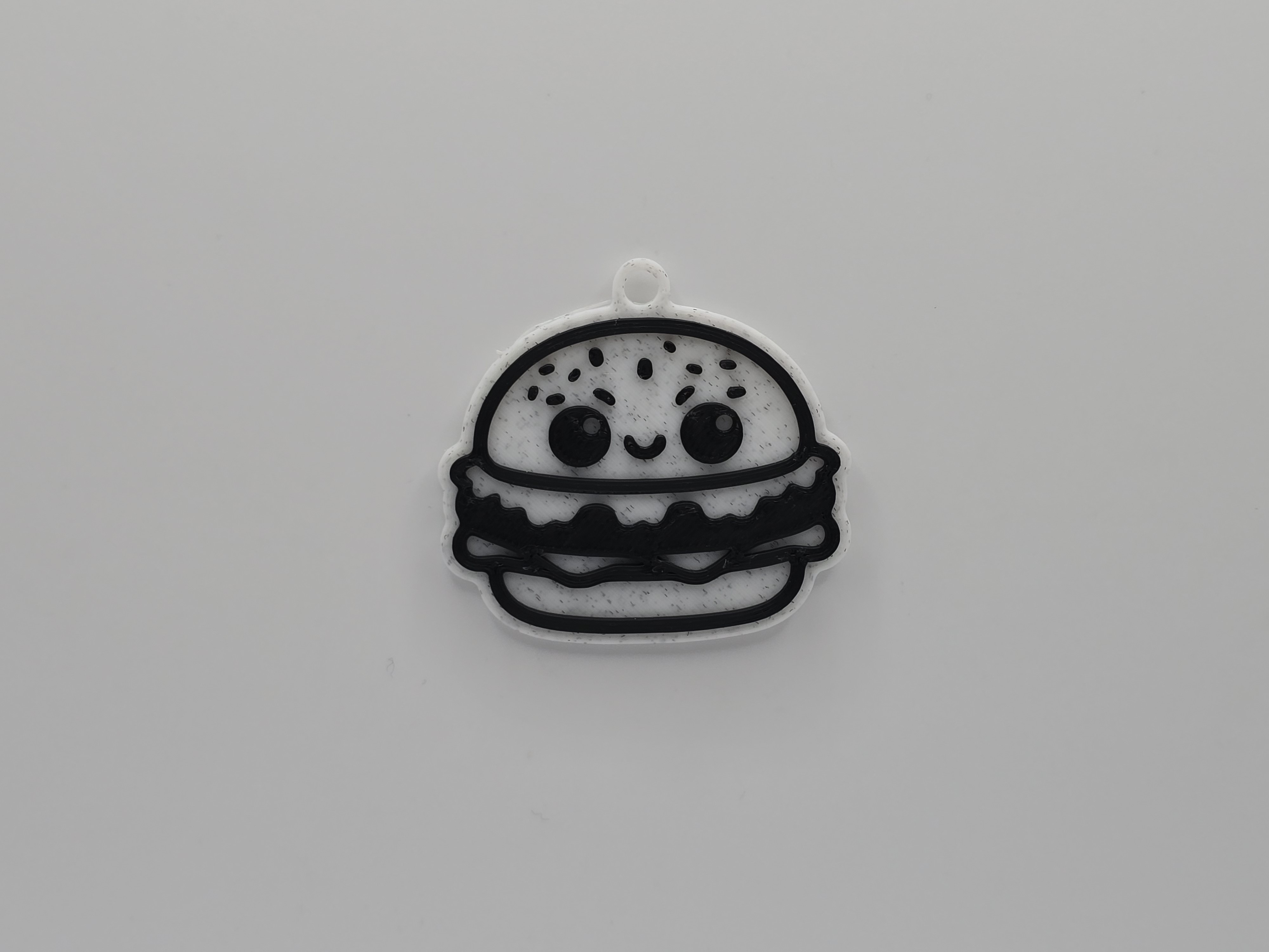 Cute Hamburger Keychain