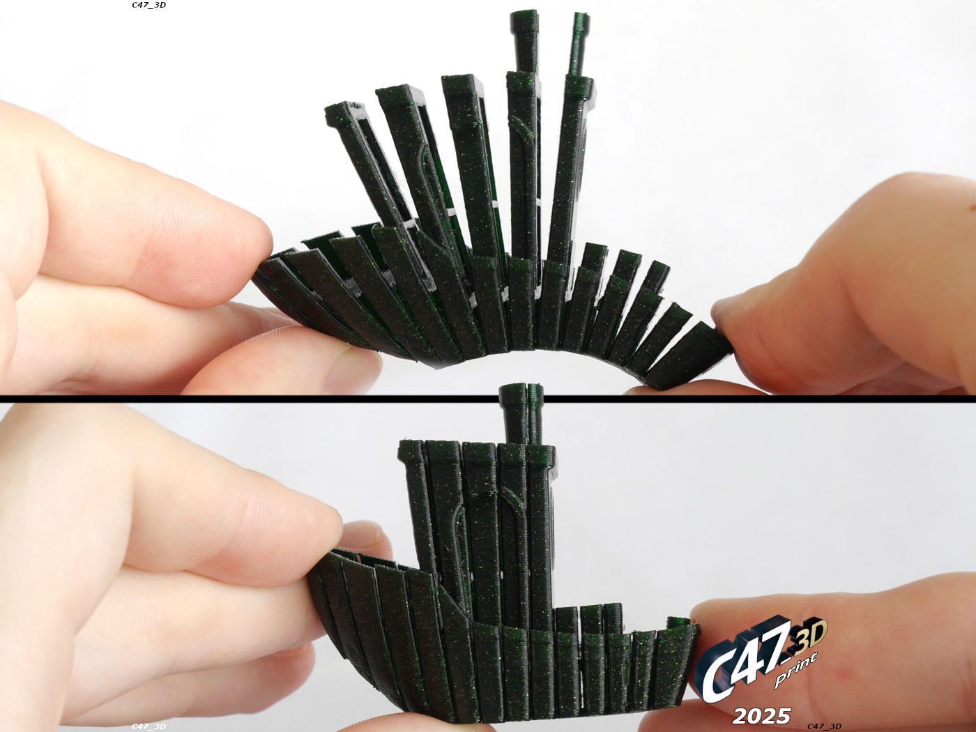 Miniatura 2 do modelo 3D Springy Benchy