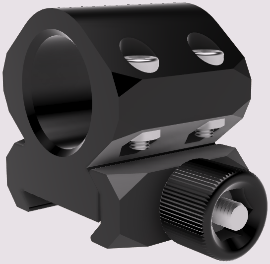Parametric Flashlight Mount — thumbnail 4