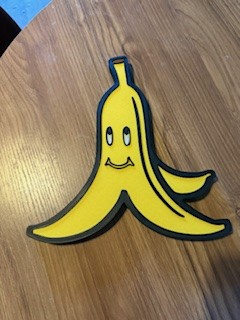 Mario Banana Peel Wall Art (NO AMS Multipart)