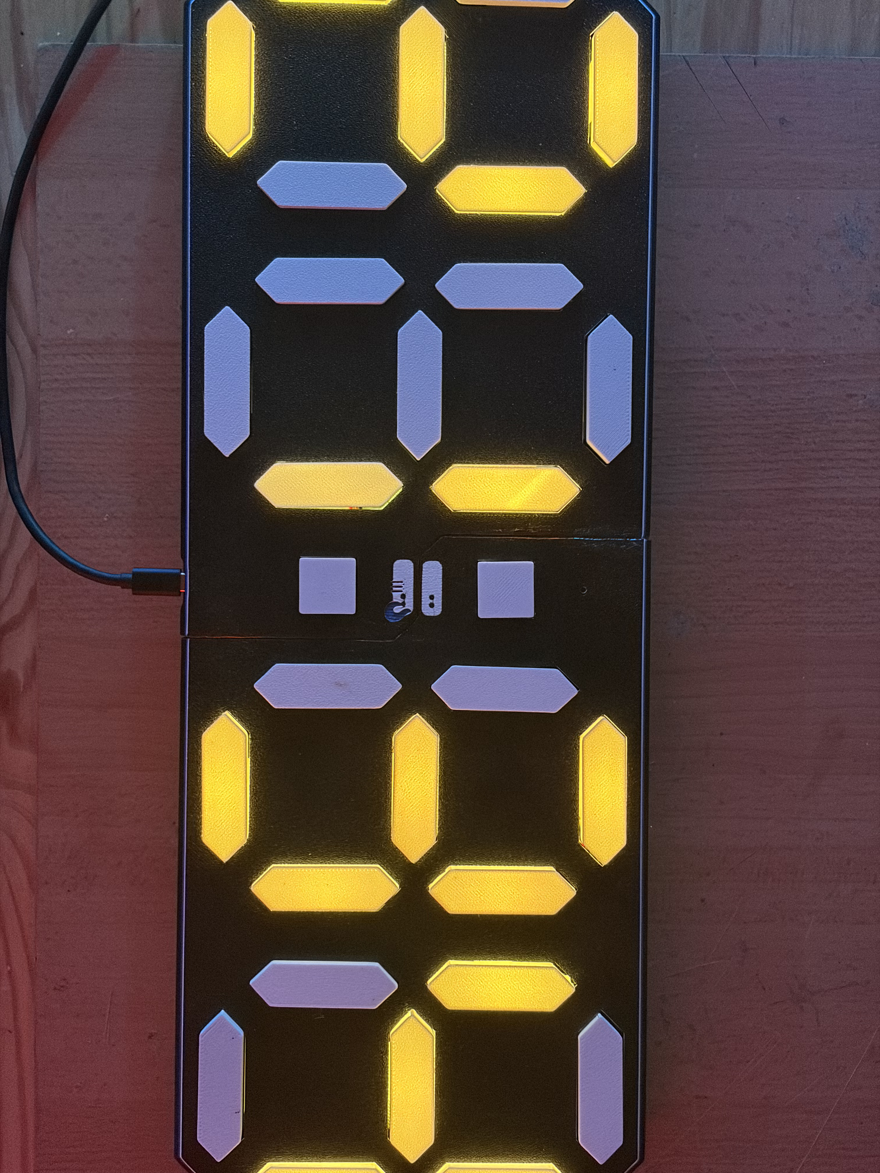 BCLOCK - 7 segment led neopixel clock