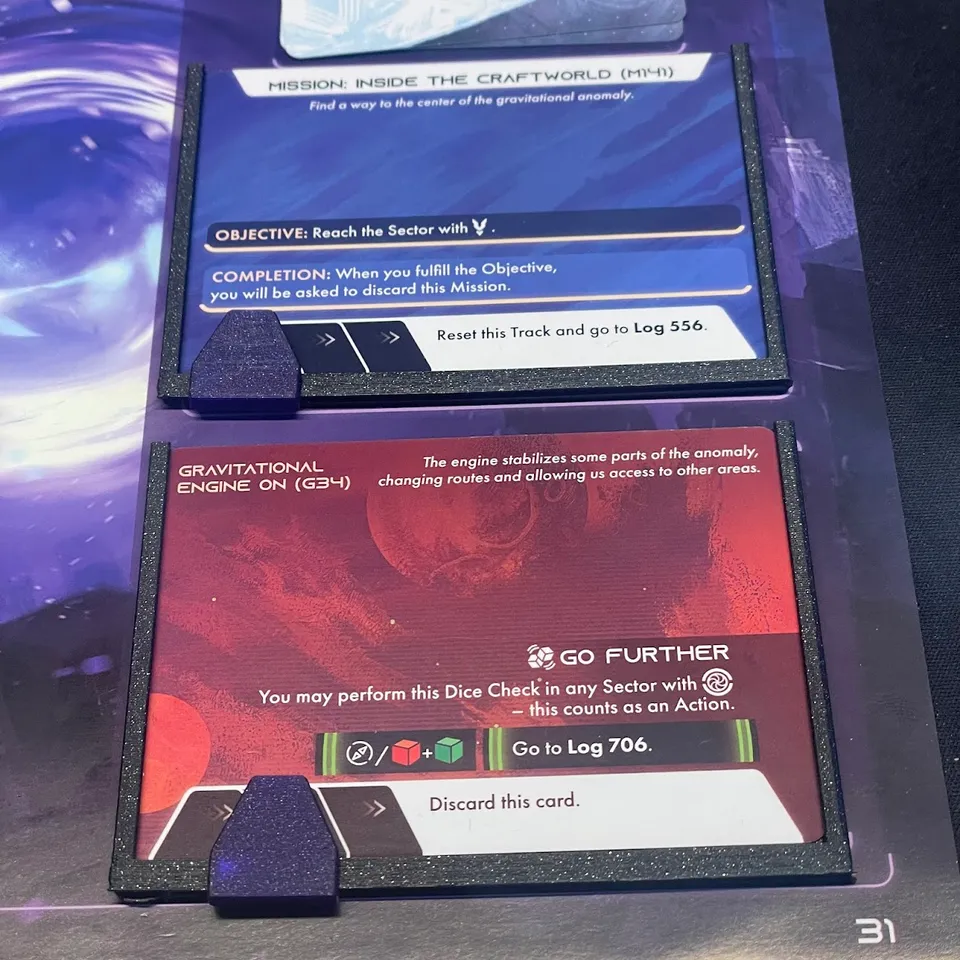 ISS Vanguard - Card Sleeve Time Tracker von MiracleMike | Kostenloses  STL-Modell herunterladen | Printables.com