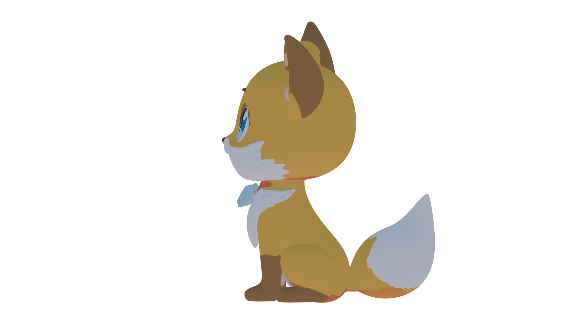 Miniatura 2 do modelo 3D 3D fox