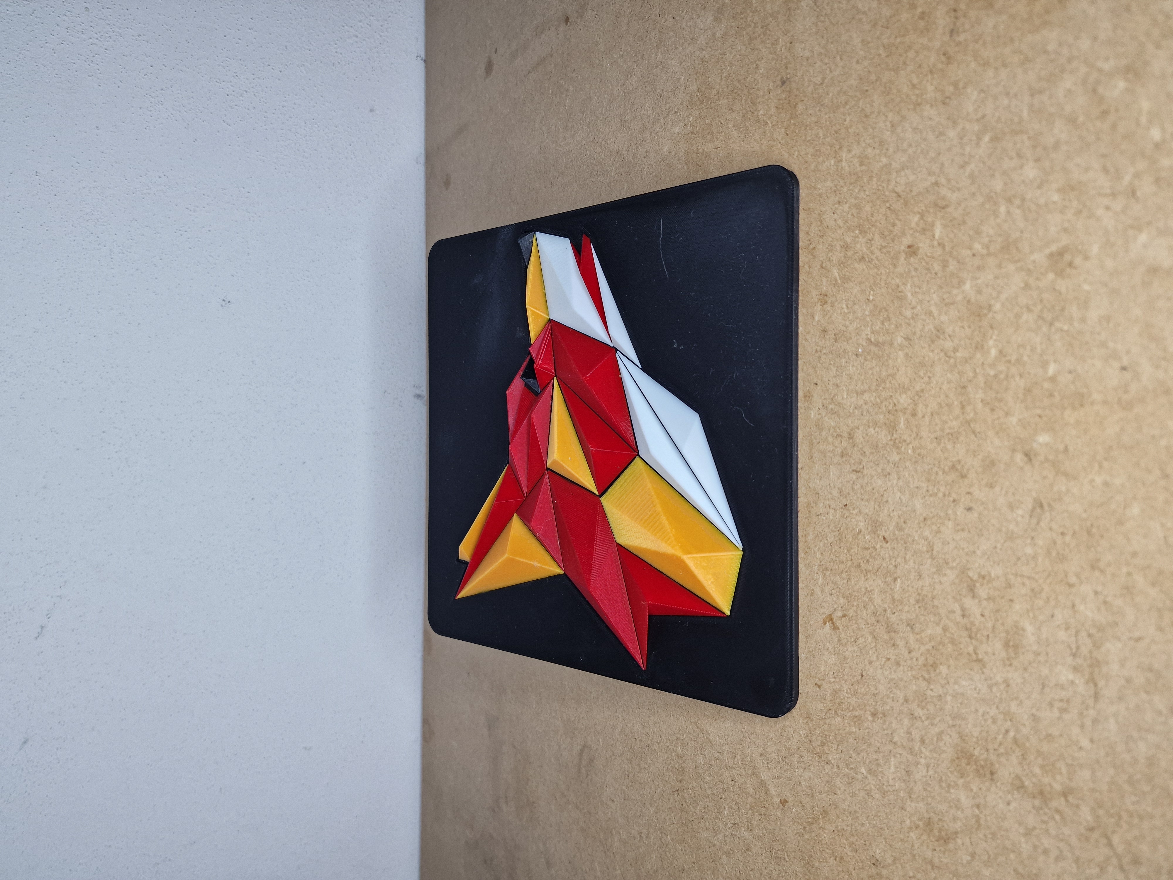Fox Wall Art – Low Poly Style Mural