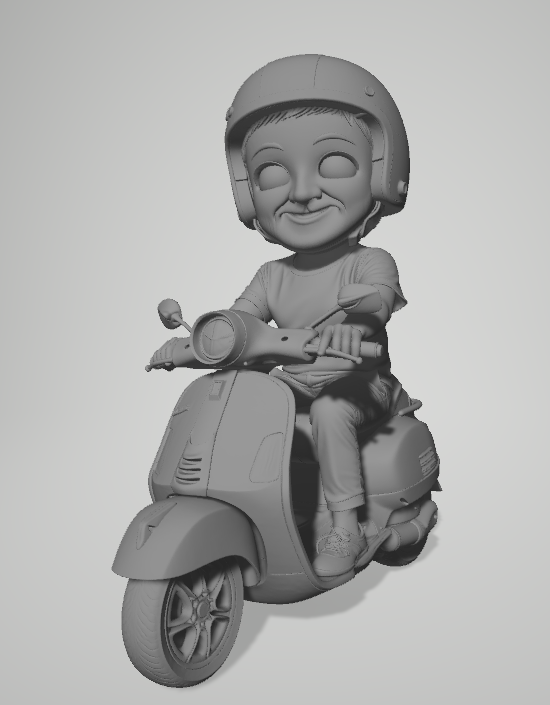 Vespa man