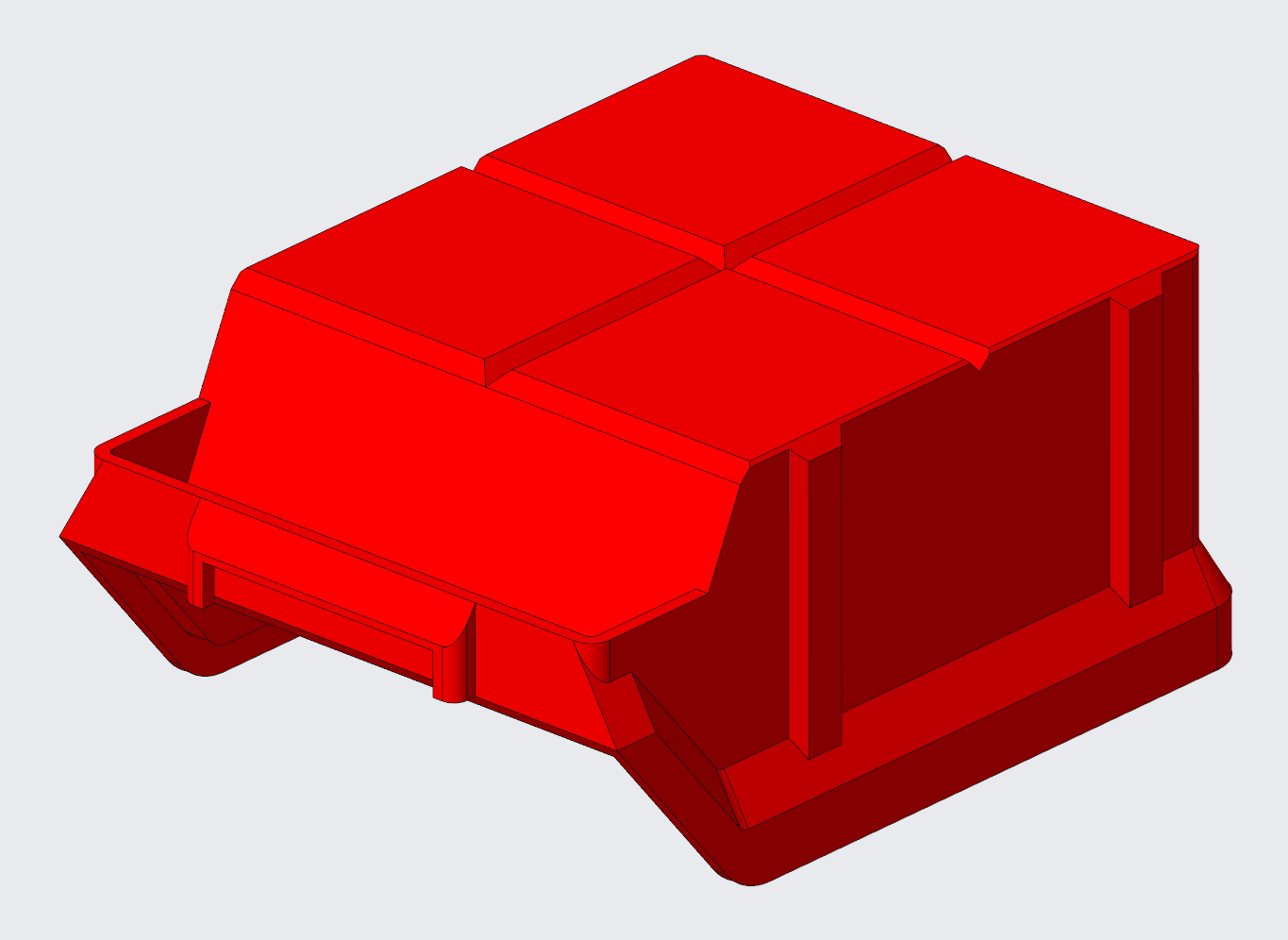 Miniatura 4 do modelo 3D Gridfinity stackable toolbox