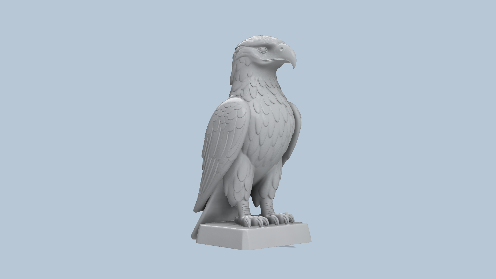Miniatura 3 do modelo 3D Eagle bust