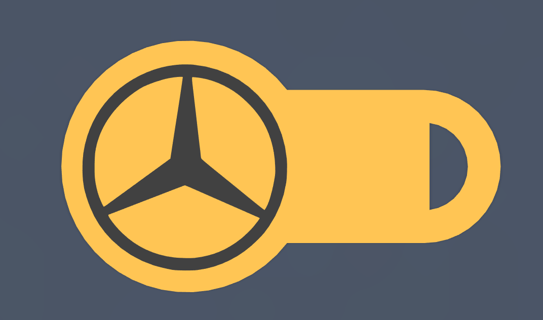 Mercedes token / žeton do košíku