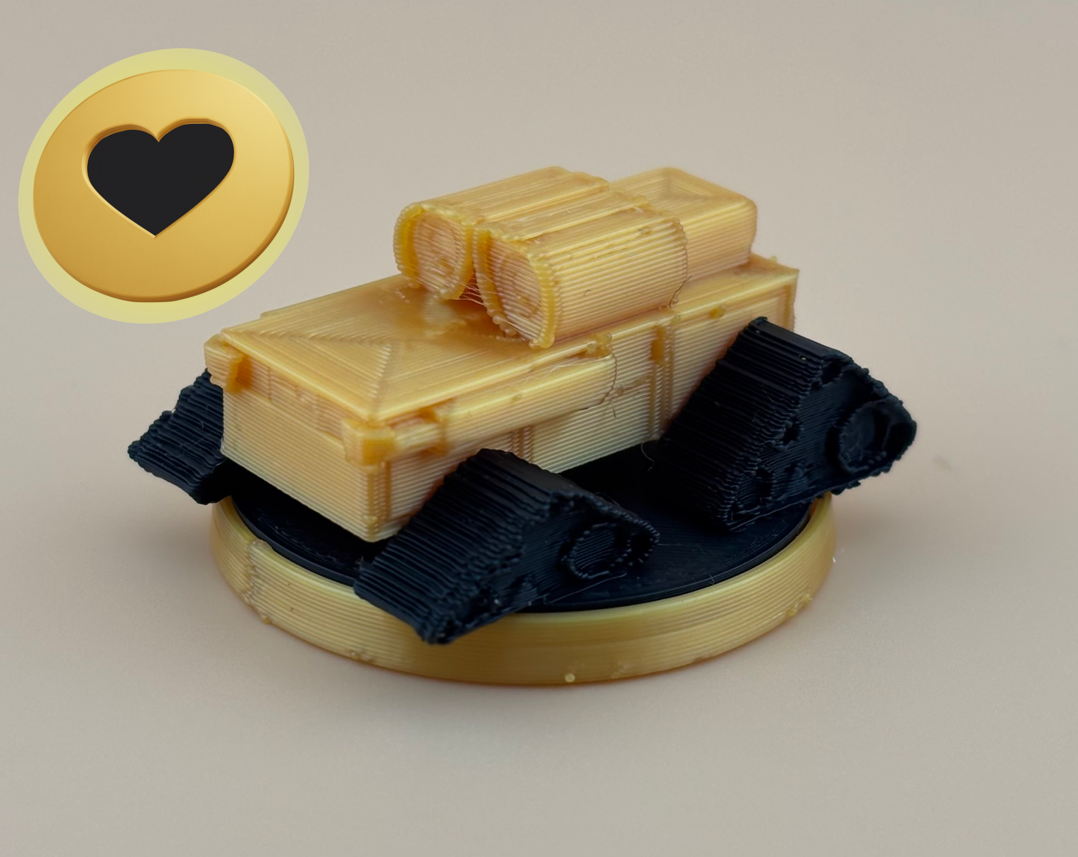 Crash Derby - Off-road 4x4 WALL-E Custom Board Game Piece featuring Heart Base plate