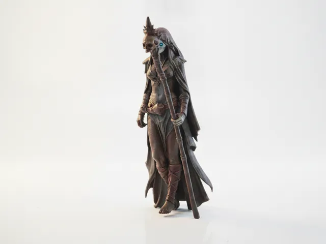 Huntress Fantasy Warrior Figurine 3D Printable