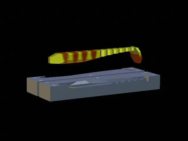 AM bait fish 14cm breaking hoof model / form for predator fishing
