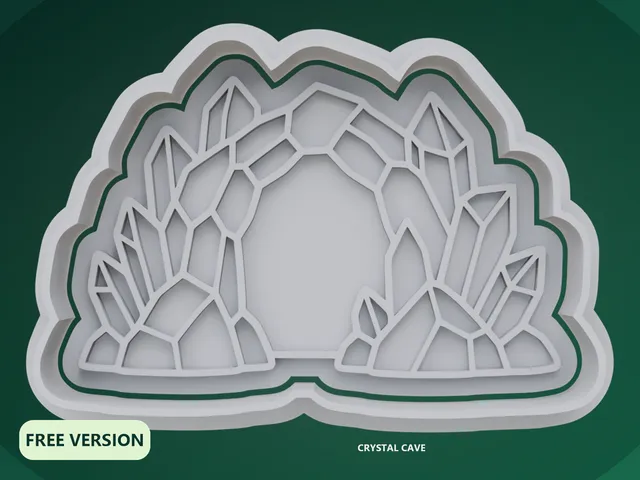 Crystal Creatures Cookie Cutter STL – 3D Print Biscuit Mold