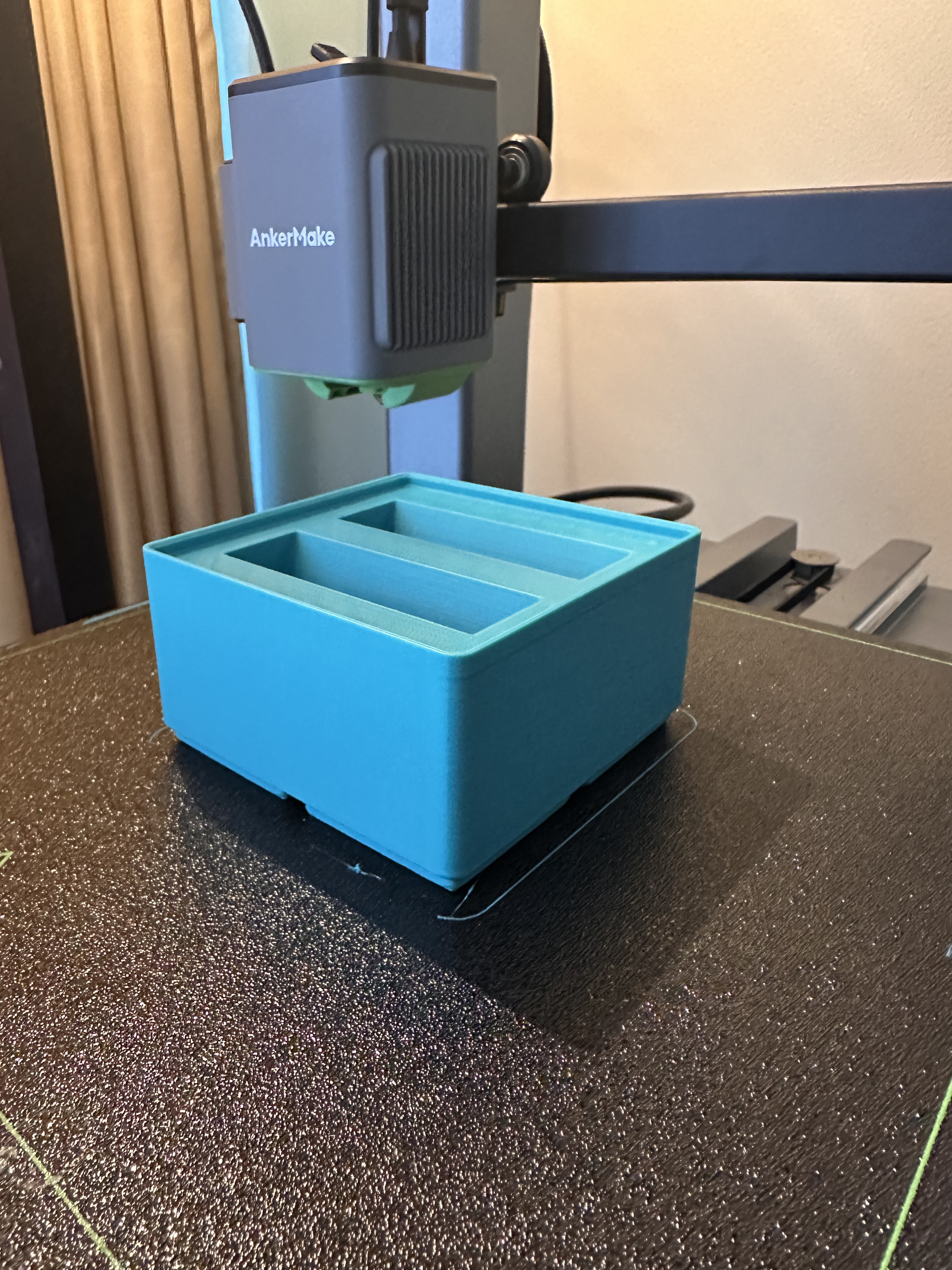 Vertical Playing Card Deck holder for Gridfinity