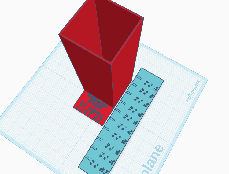 Rain Catcher With Ruler Braille Friendly