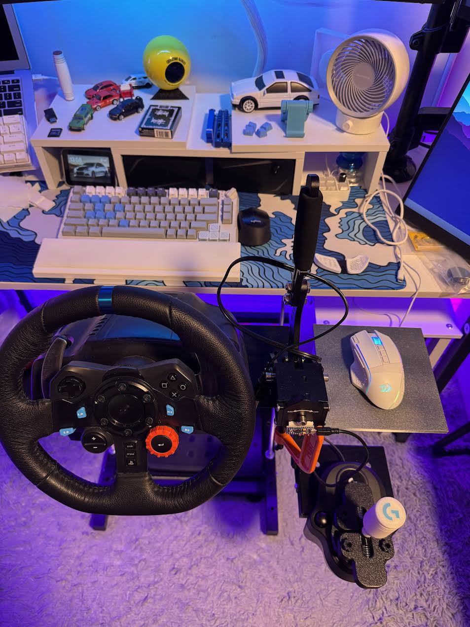 175x175mm Mouse Pad for VEVOR Sim Wheel Stand