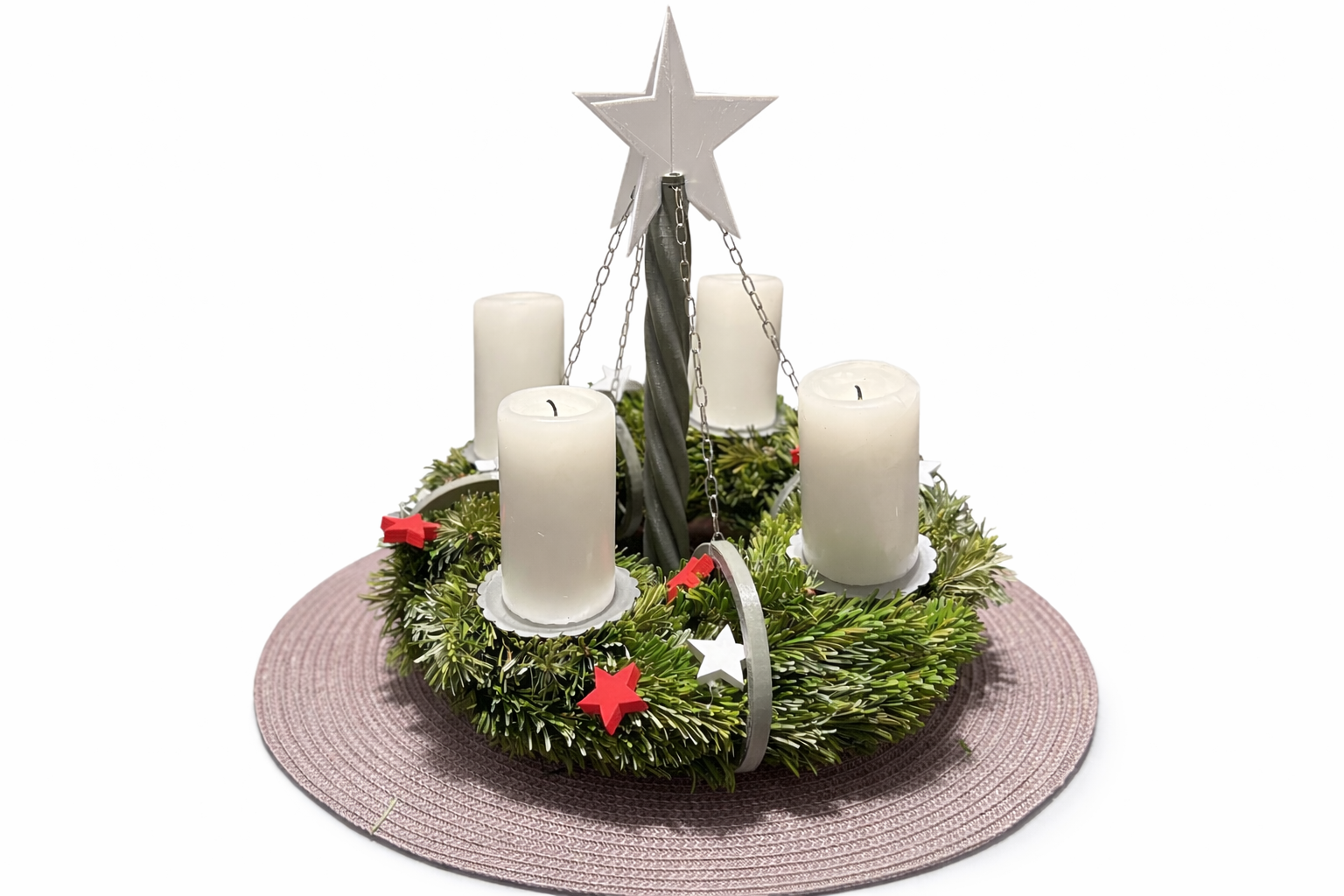 Hanging Advent Wreath Stand