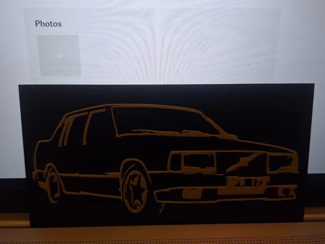 Volvo 740 plate