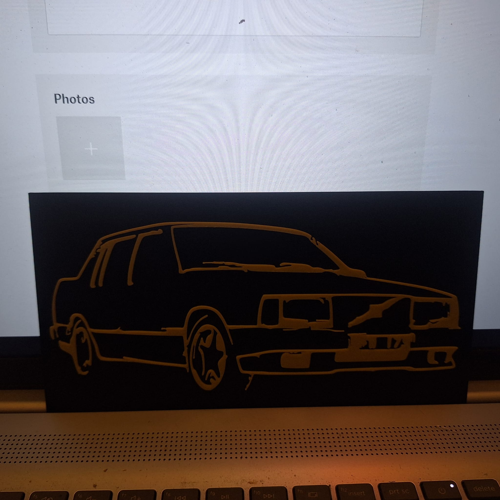 Volvo 740 plate