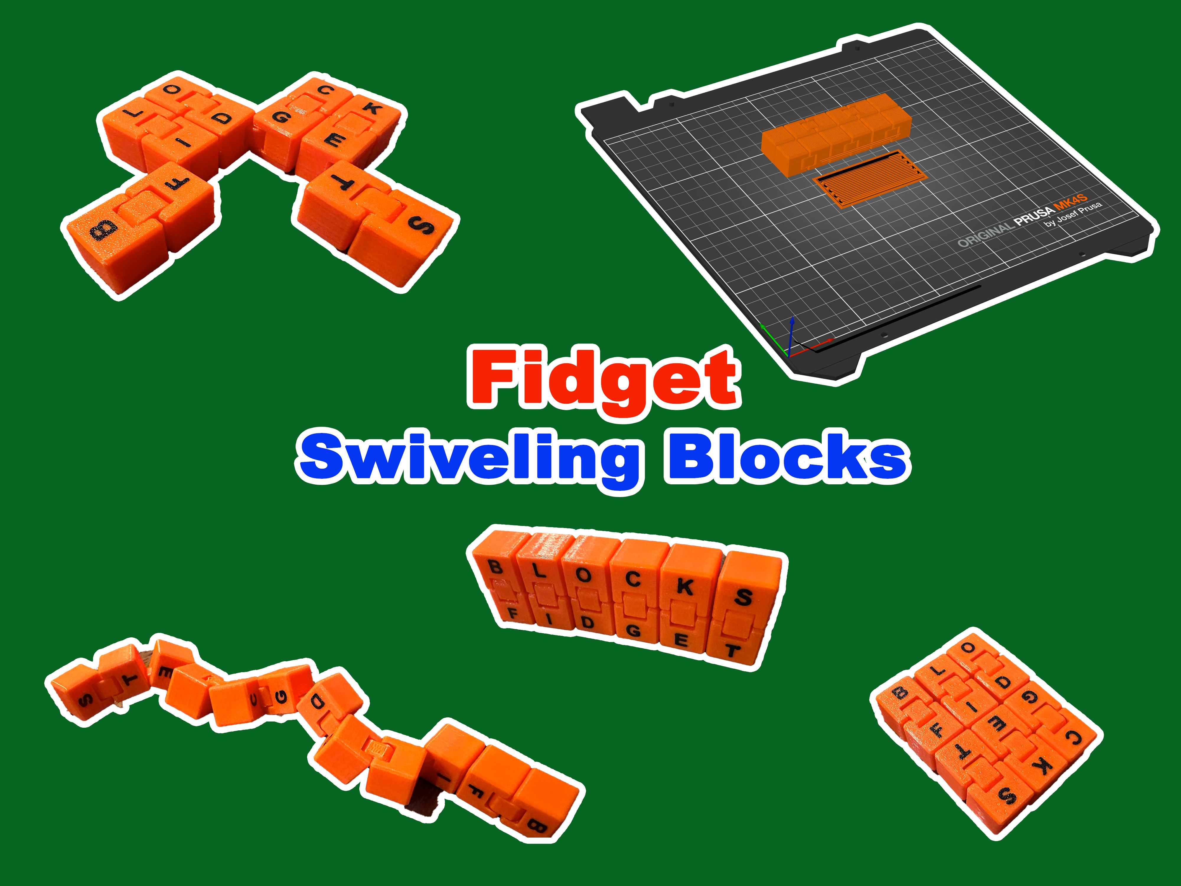 FIDGET SWIVELING BLOCKS