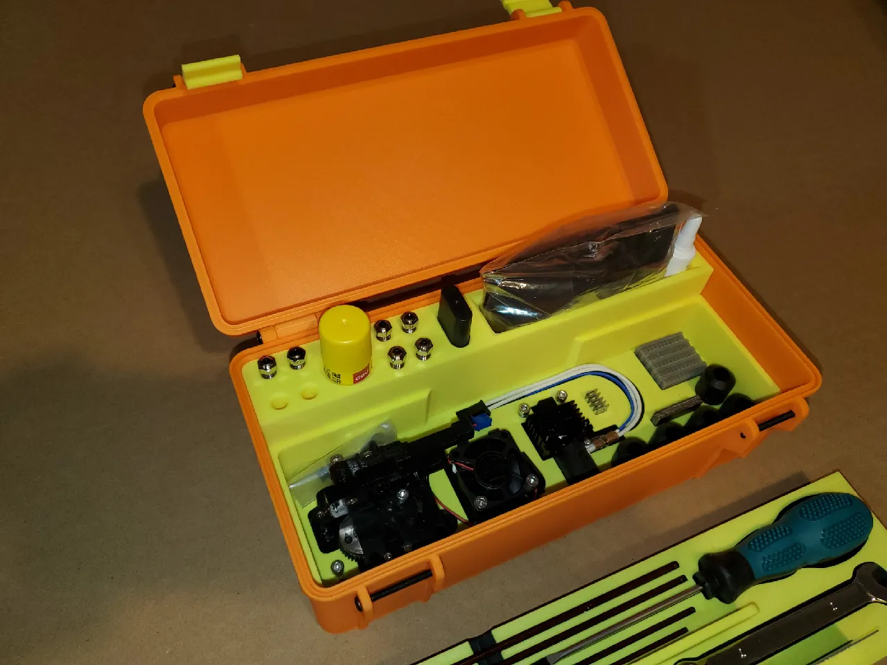 Spare Parts/Toolbox for Qidi Plus 4 (Rugged Box) by ECF | Download