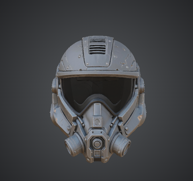 Sci-Fi Tactical Helmet – Futuristic Combat Mask