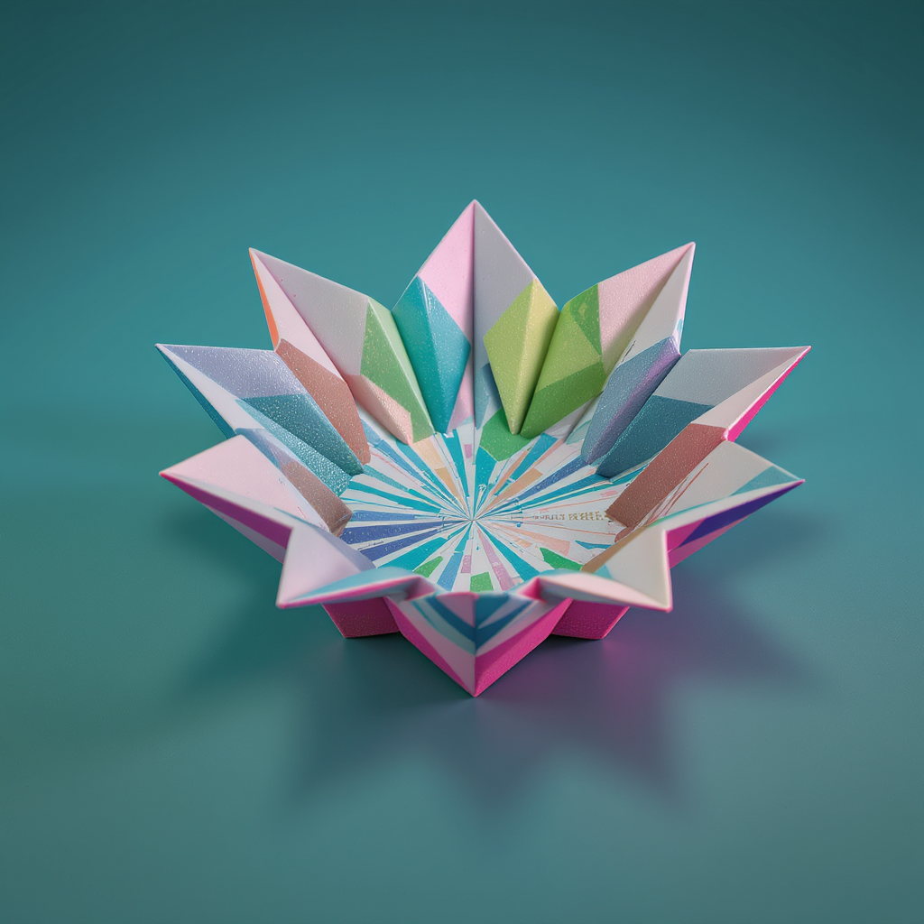 Origami Star Dish