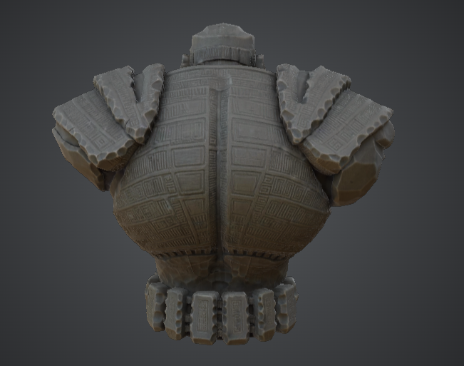 Stone Juggernaut Warrior Bust — miniatura 4