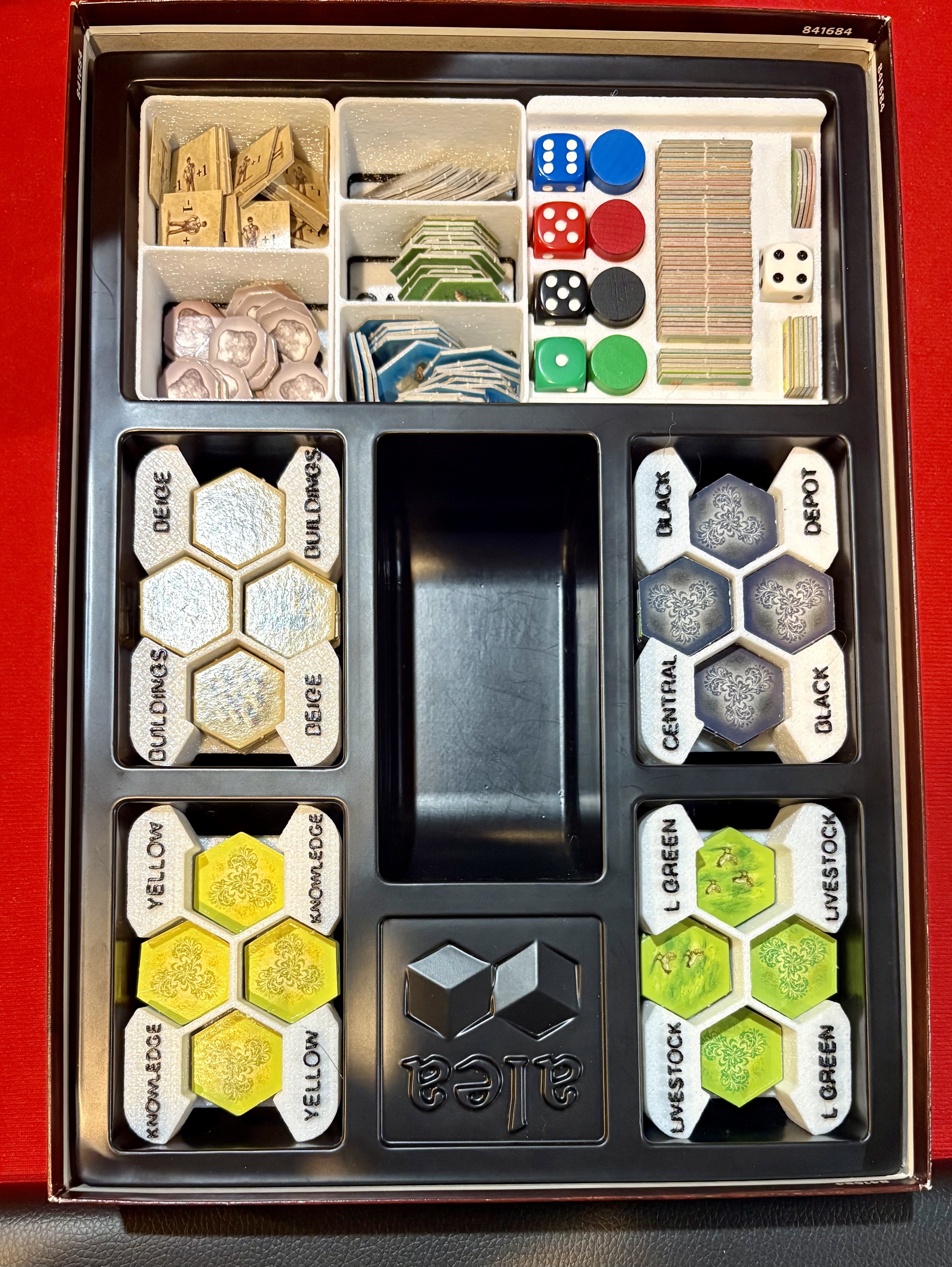 Castles of Burgundy Organizer (2011, Alea, Beige)