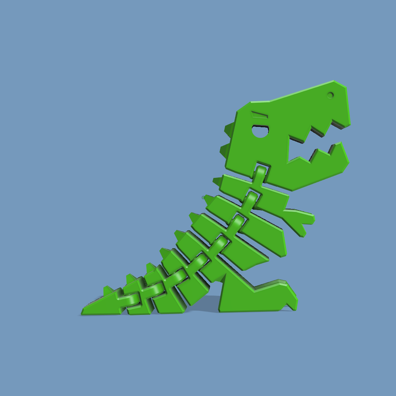 Angry Flexy Rex by AndresMakes | Download free STL model | Printables.com