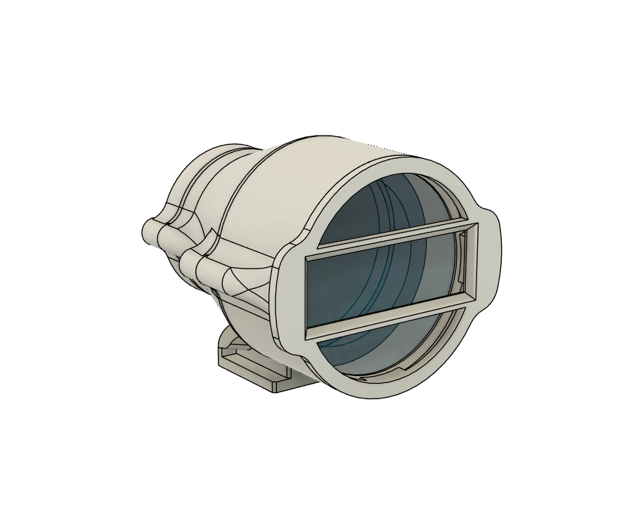 Universal wide angle viewfinder V2 (large FOV, smaller image)