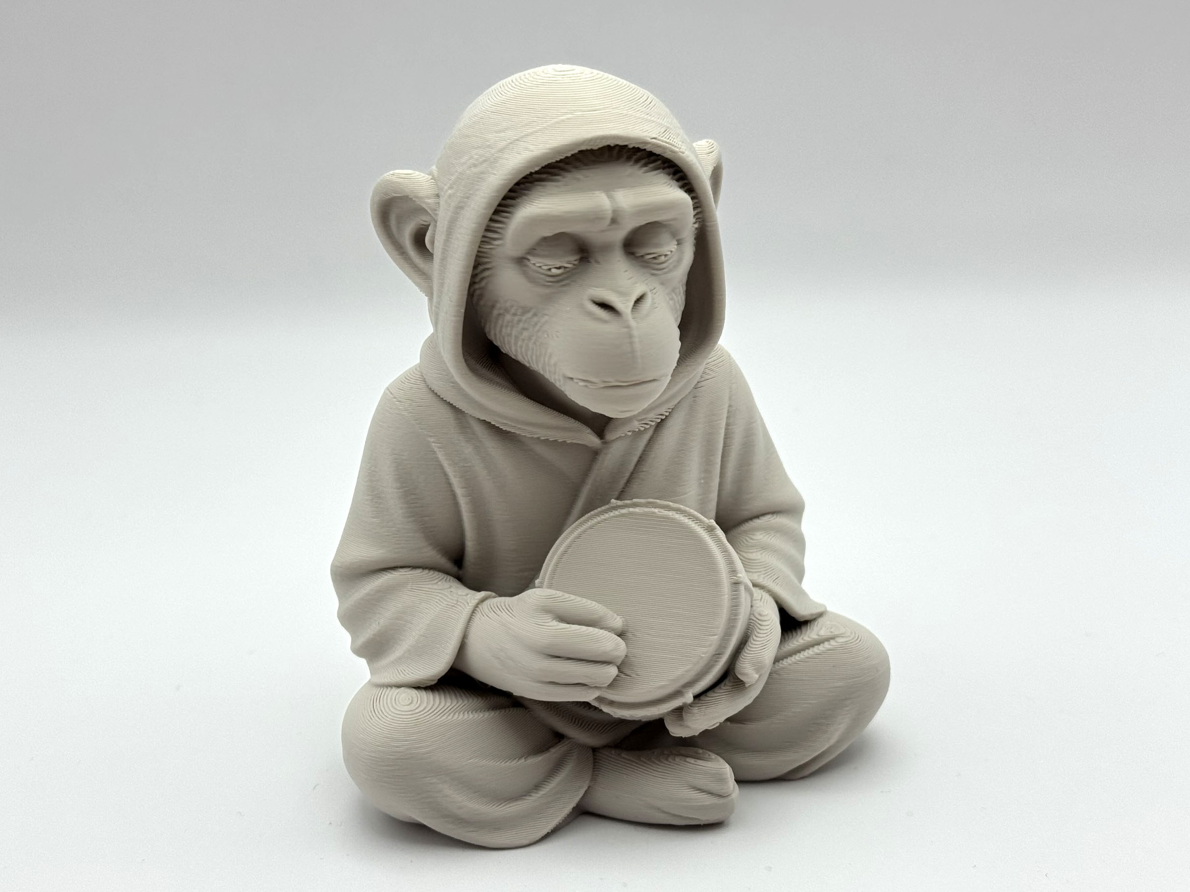 Miniatura 4 do modelo 3D Monkey Drummer