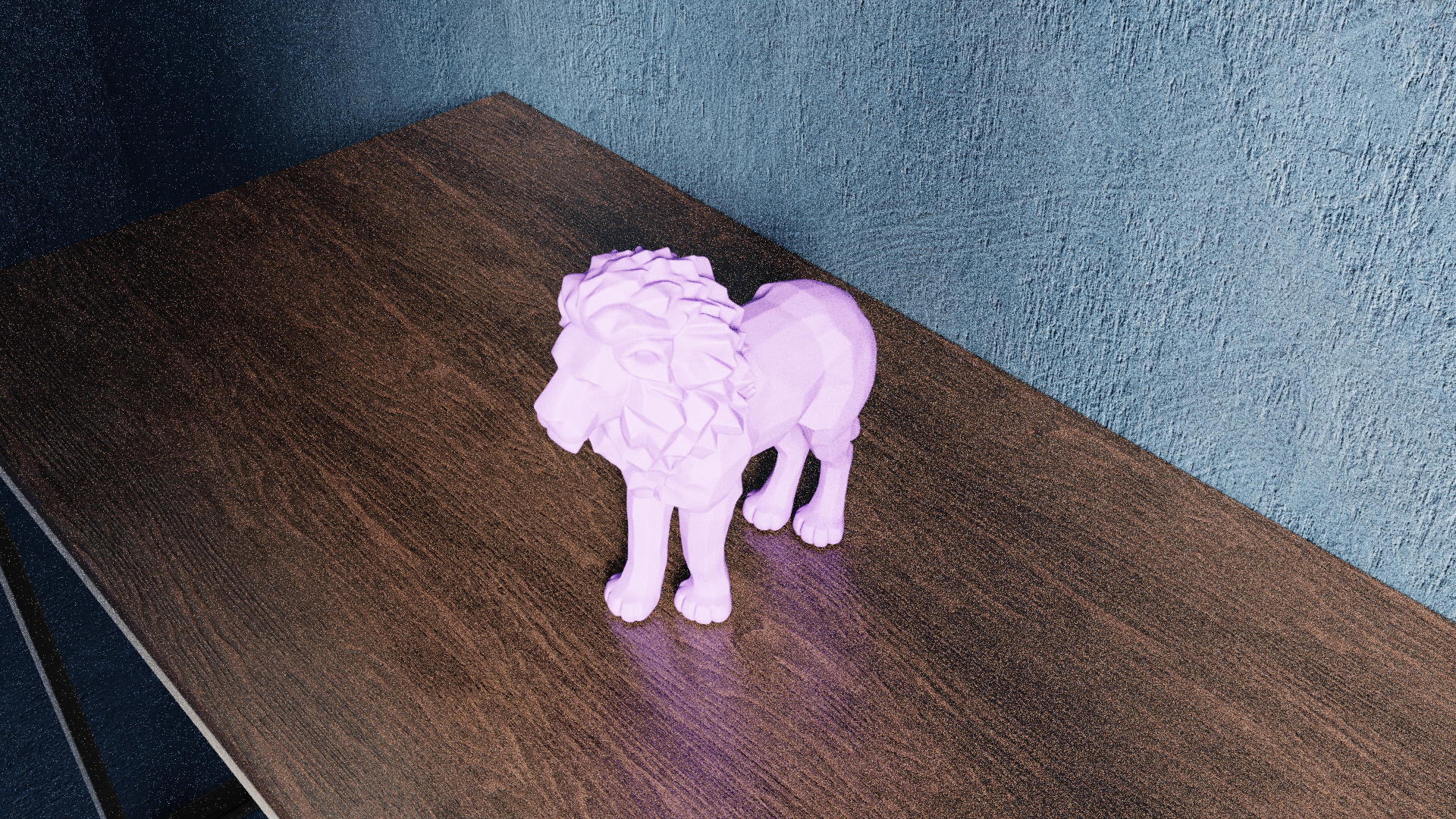 Low Poly Lion — thumbnail 6