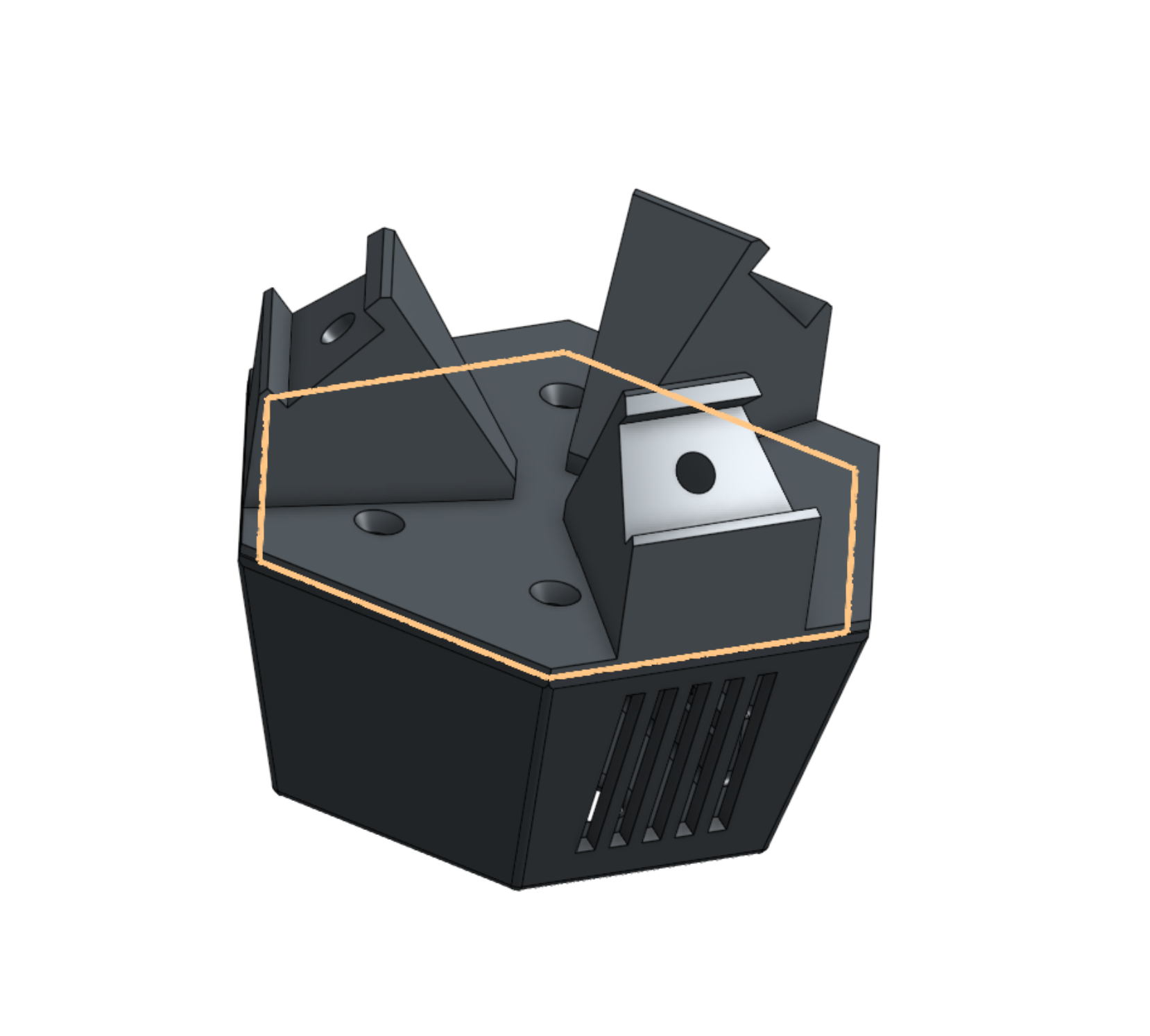 camera case for esp32 and and core one rectangular magnets