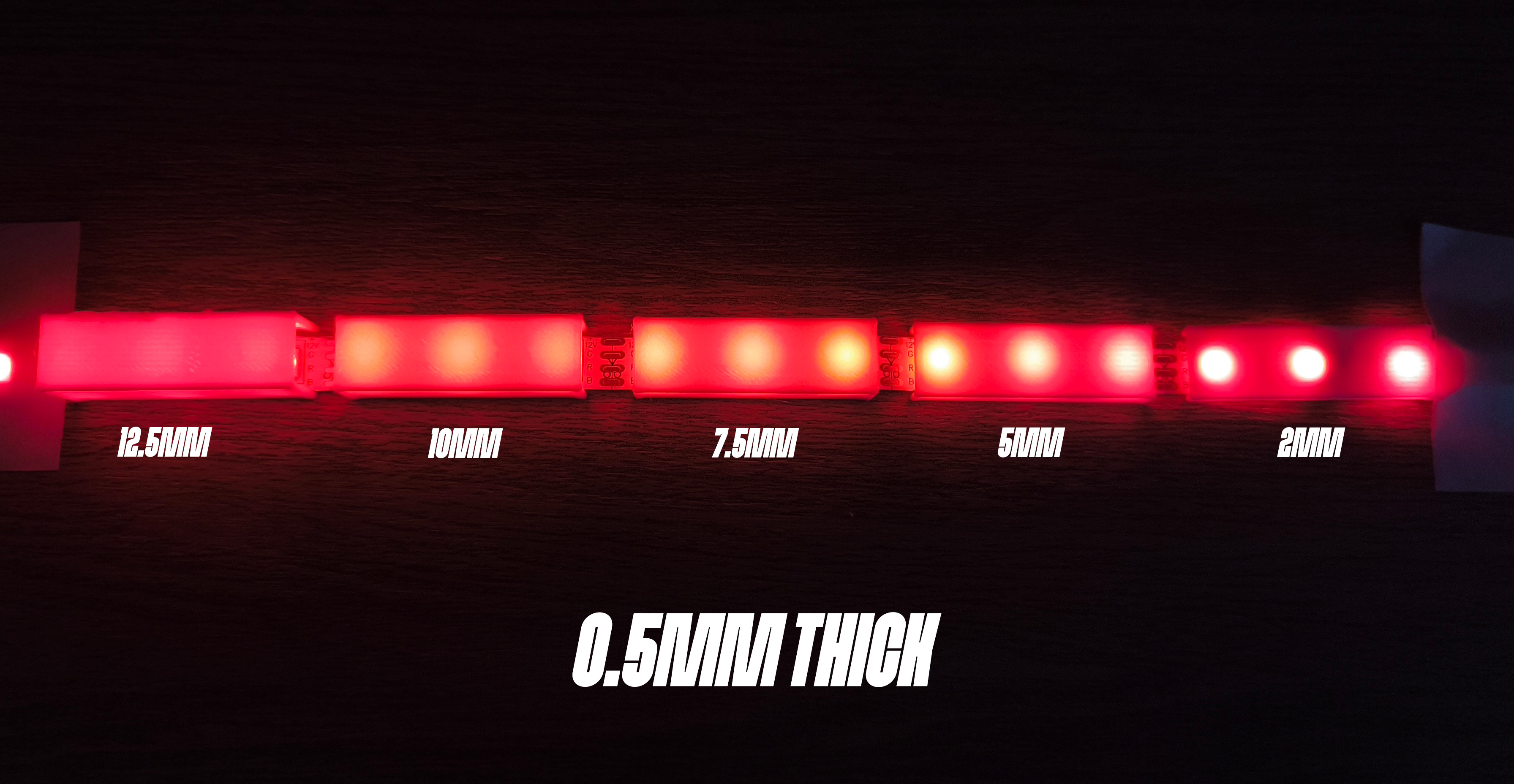 LED Light Strip Diffuser Test