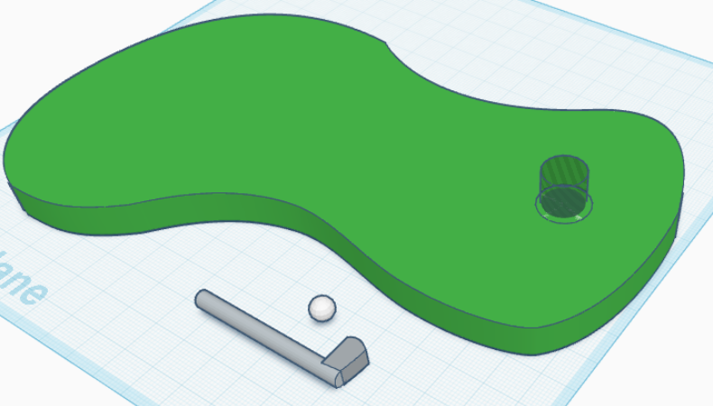 Miniatura 2 do modelo 3D desktop mini golf