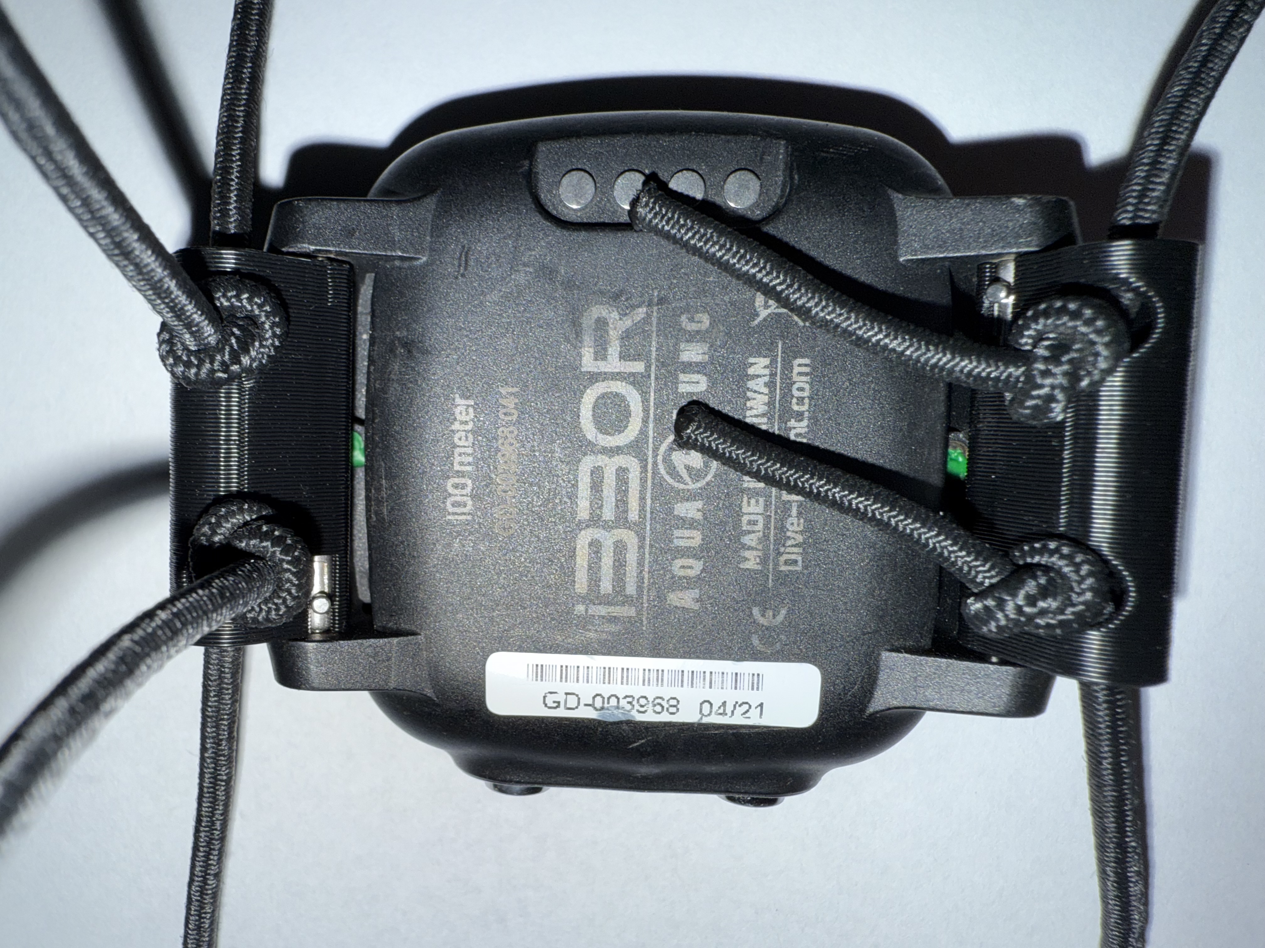 Aqualung i330r bungee mount dual strap
