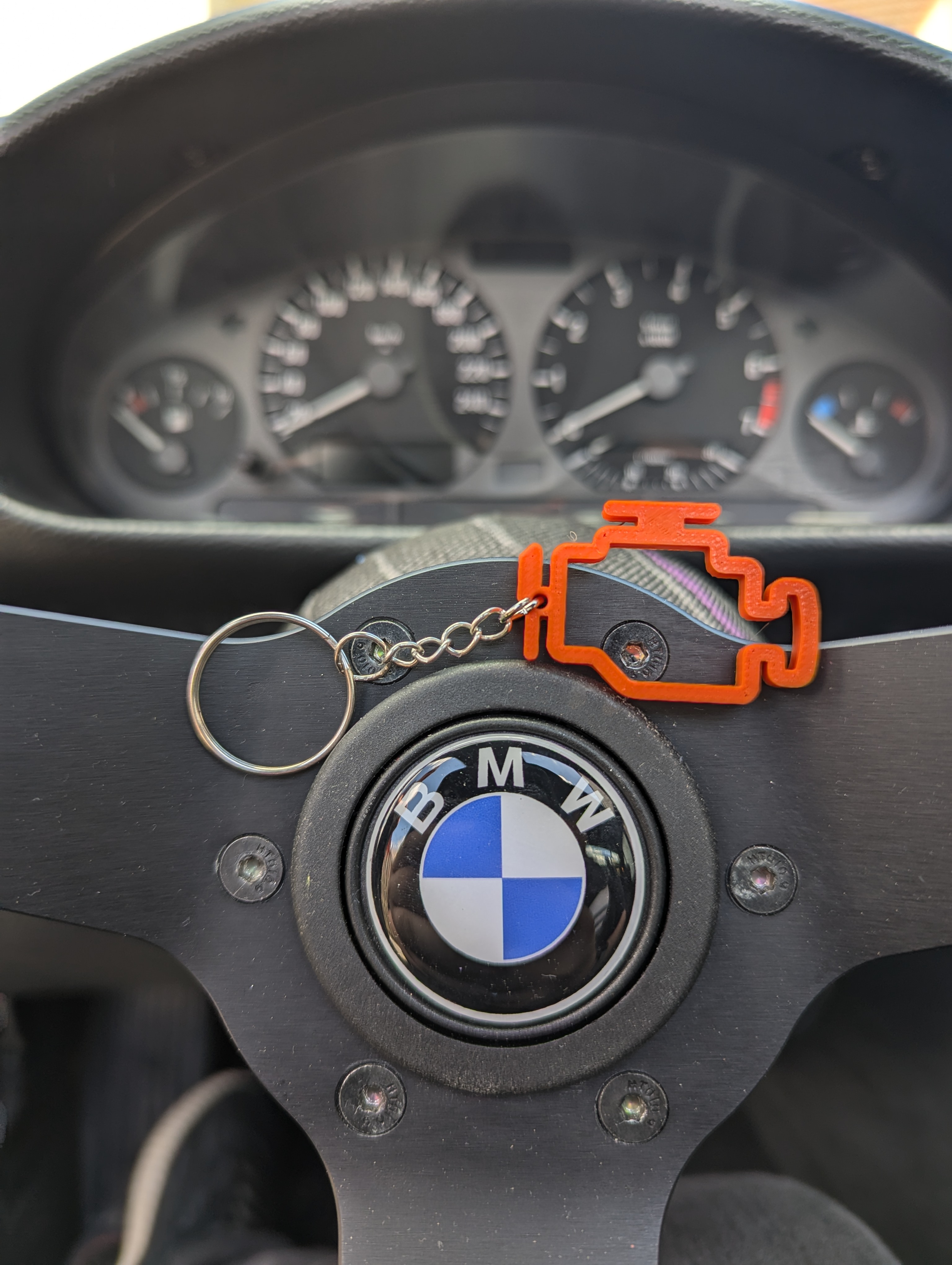 Check Engine Keychain - Motorkontrollleuchte