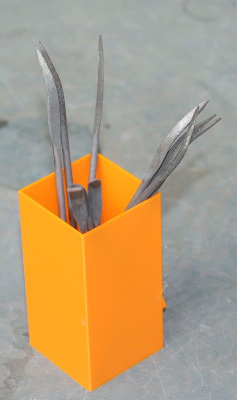 Riffler file holder for the HSW system