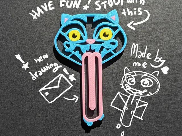 Derpy Tiger bookmark multicolor stl kpop demon hunters