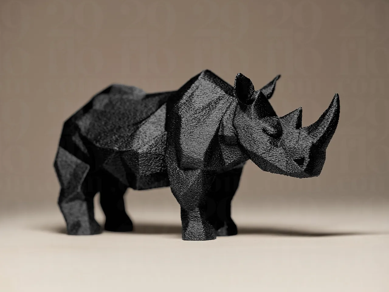 希少】 カレデザイン Deco Object Struggling Rhino