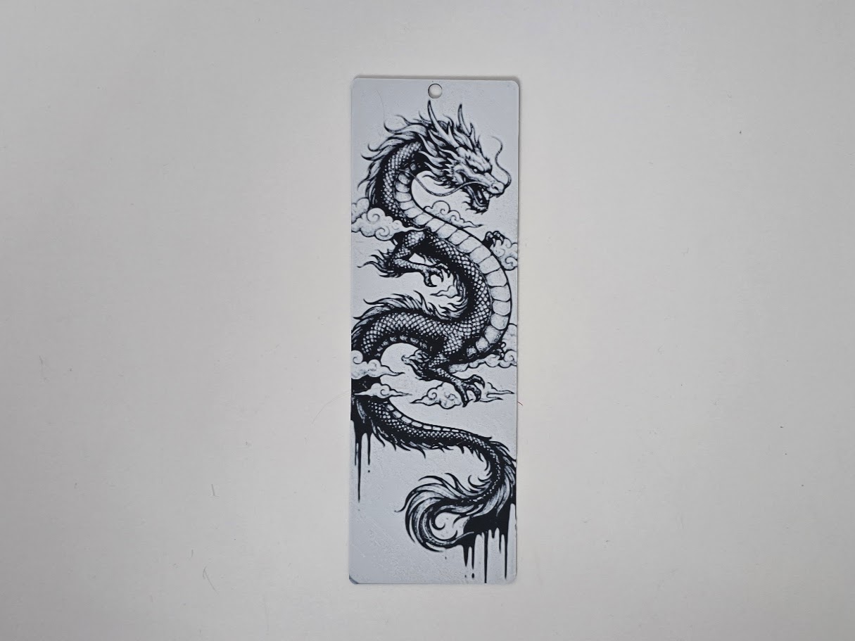 Asian Dragon Art Bookmark