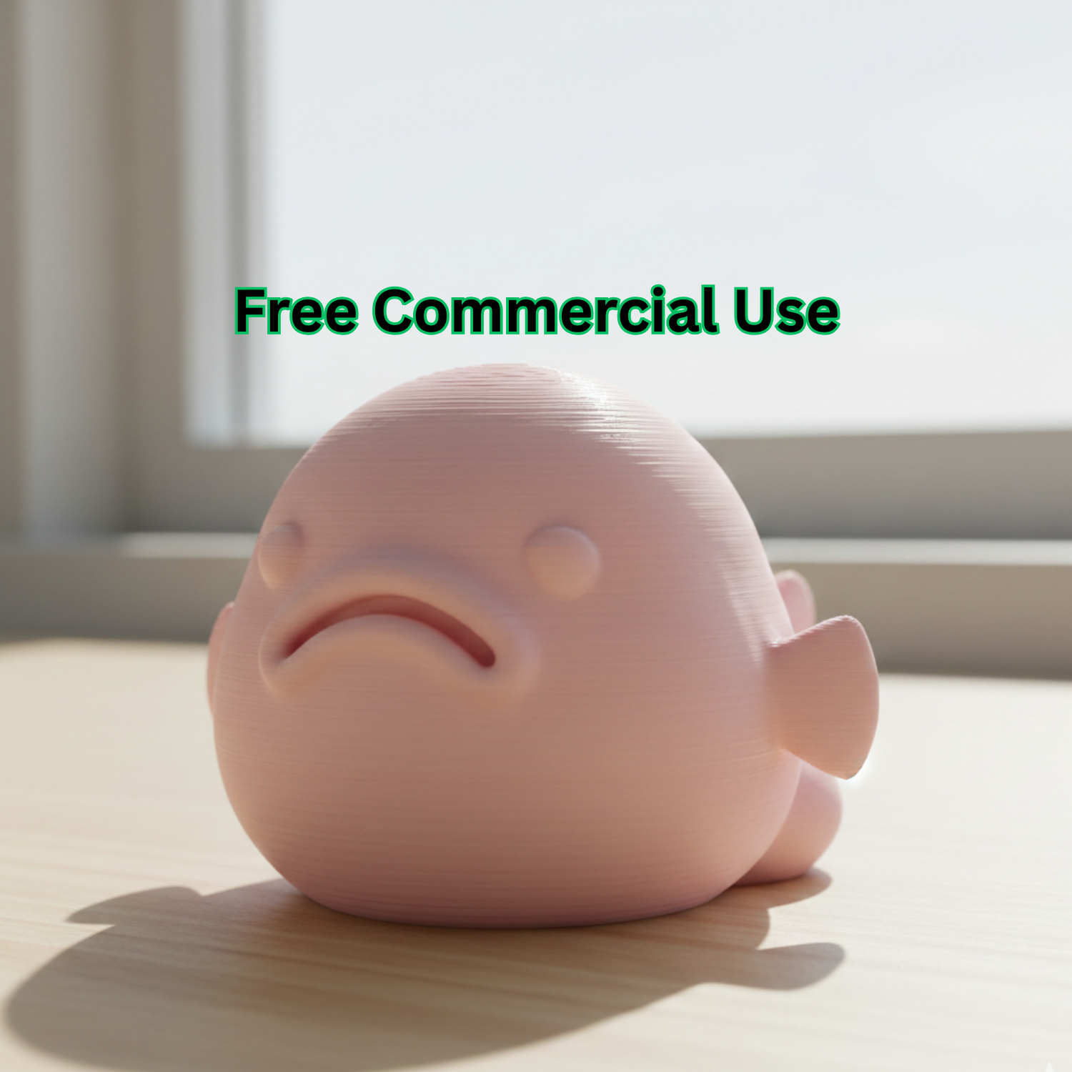 Cute Blobfish Figurine